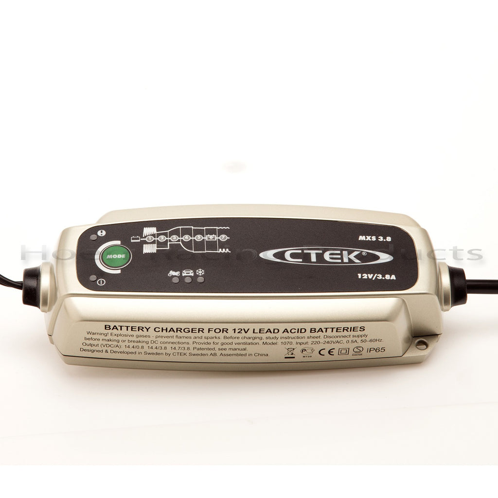 Chargeur CTEK MXS 3.8 - Batteries 12 V – SafePark